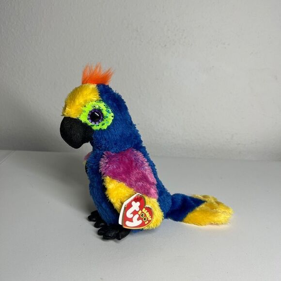 TY Beanie Boo Wynnie Parrot Plush Tags Attached NWT - Picture 6 of 6